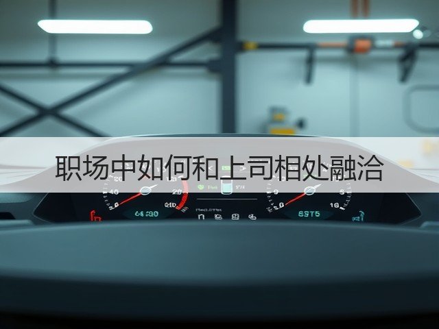 职场中如何和上司相处融洽(图2) 职场中如何和上司相处融洽(图2)