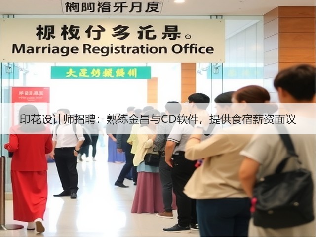 印花设计师招聘：熟练金昌与CD软件，提供食宿薪资面议(图1)