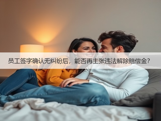 员工签字确认无纠纷后,能否再主张违法解除赔偿金?(图3) 员工签字确认无纠纷后,能否再主张违法解除赔偿金?(图3)
