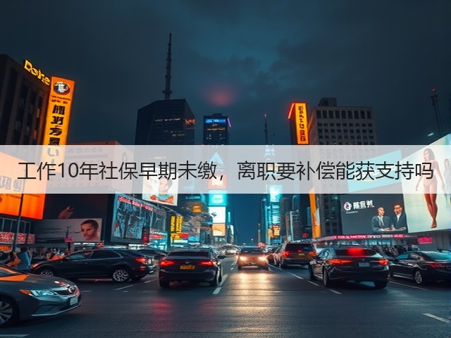 工作10年社保早期未缴，离职要补偿能获支持吗(图1)