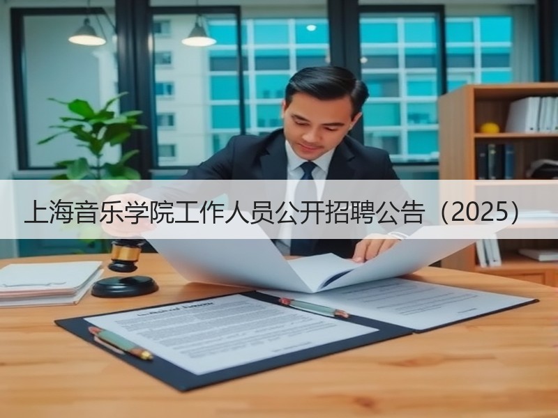上海音乐学院工作人员公开招聘公告（2025）