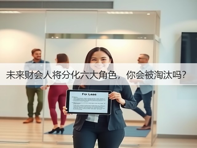 未来财会人将分化六大角色，你会被淘汰吗？(图1)
