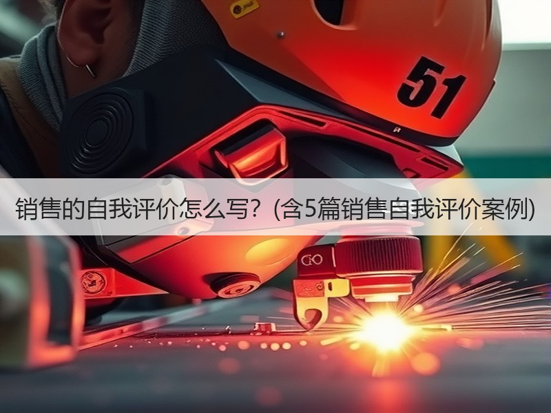 销售的自我评价怎么写？(含5篇销售自我评价案例)