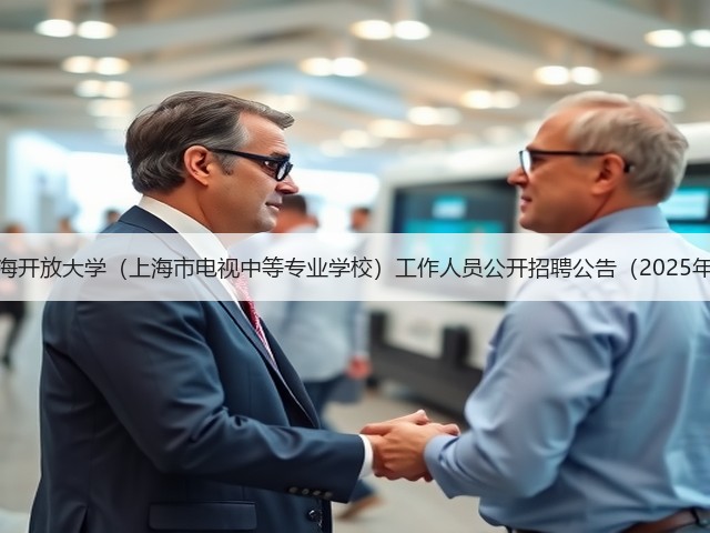 上海开放大学(上海市电视中等专业学校)工作人员公开招聘公告(2025年)(图3) 上海开放大学(上海市电视中等专业学校)工作人员公开招聘公告(2025年)(图3)