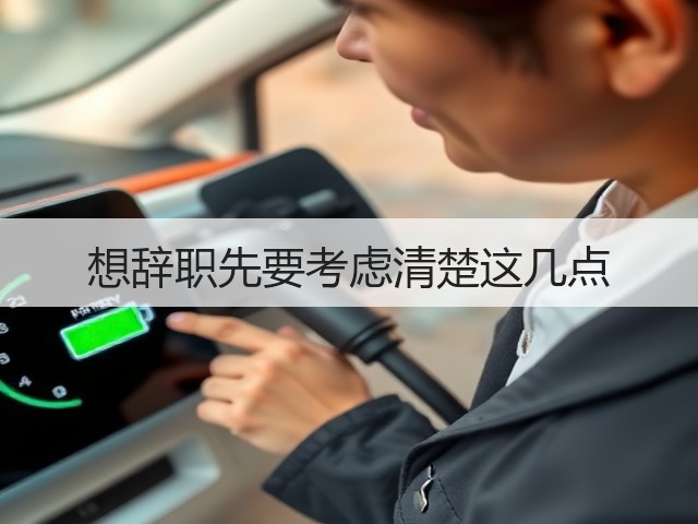 想辞职先要考虑清楚这几点(图1) 想辞职先要考虑清楚这几点(图1)