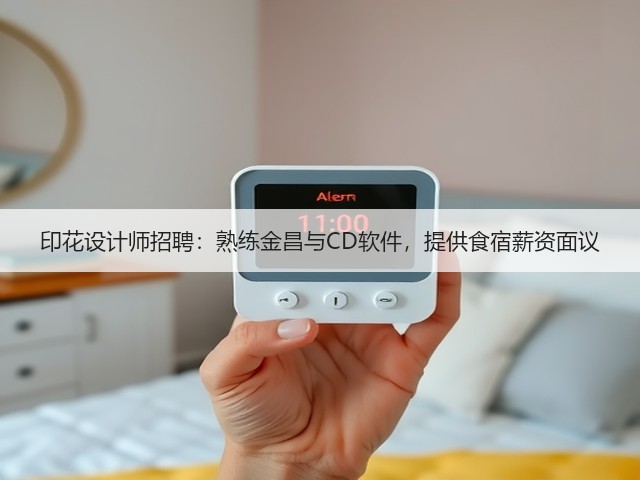 印花设计师招聘：熟练金昌与CD软件，提供食宿薪资面议(图2)