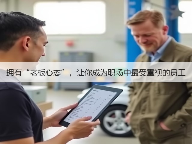 拥有“老板心态”，让你成为职场中最受重视的员工(图2)