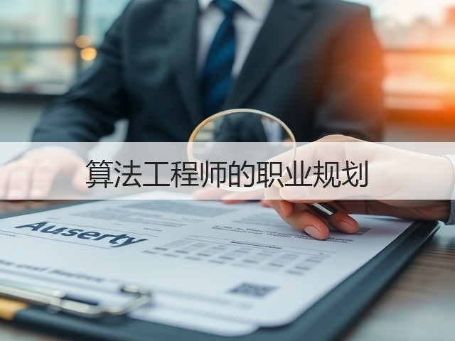 算法工程师的职业规划(图3) 算法工程师的职业规划(图3)