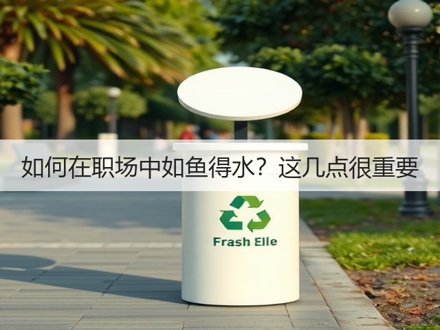 如何在职场中如鱼得水?这几点很重要(图1) 如何在职场中如鱼得水?这几点很重要(图1)