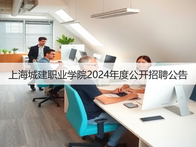上海城建职业学院2024年度公开招聘公告