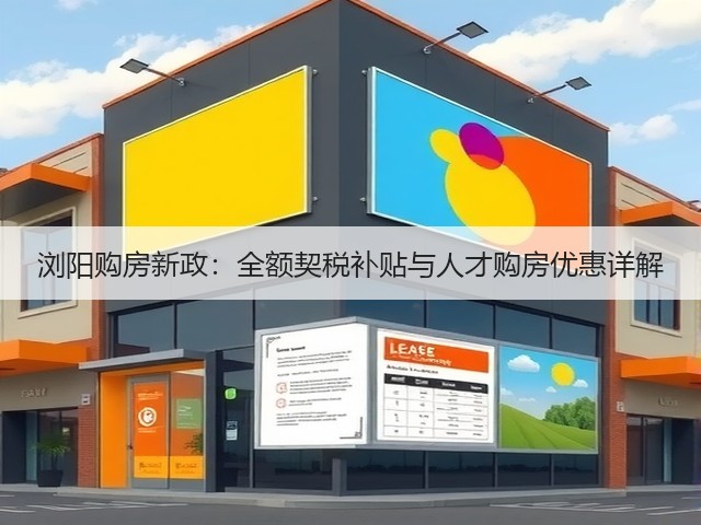 浏阳购房新政:全额契税补贴与人才购房优惠详解(图3) 浏阳购房新政:全额契税补贴与人才购房优惠详解(图3)