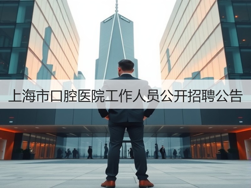 上海市口腔医院工作人员公开招聘公告