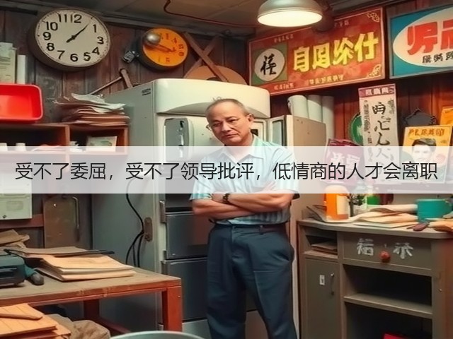 受不了委屈，受不了领导批评，低情商的人才会离职(图2)