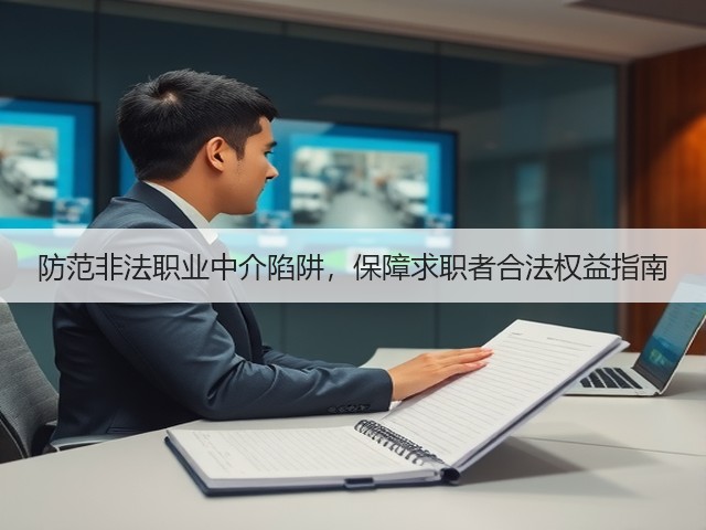 防范非法职业中介陷阱,保障求职者合法权益指南(图1) 防范非法职业中介陷阱,保障求职者合法权益指南(图1)