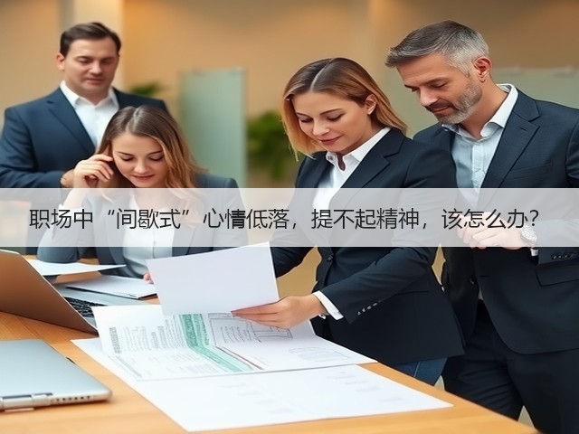 职场中“间歇式”心情低落,提不起精神,该怎么办?(图3) 职场中“间歇式”心情低落,提不起精神,该怎么办?(图3)