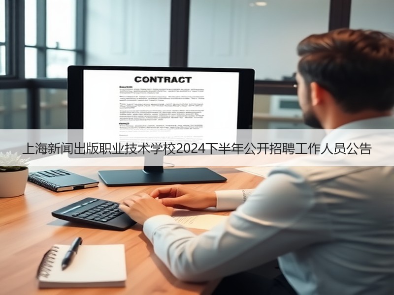上海新闻出版职业技术学校2024下半年公开招聘工作人员公告