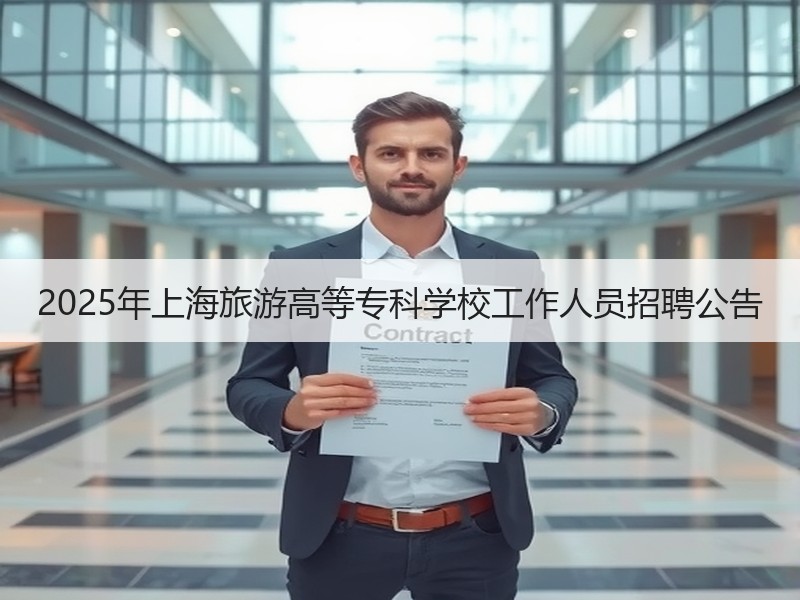 2025年上海旅游高等专科学校工作人员招聘公告