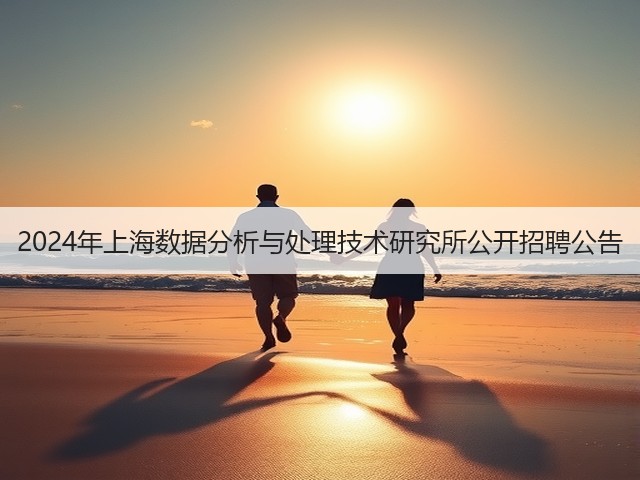 2024年上海数据分析与处理技术研究所公开招聘公告(图2) 2024年上海数据分析与处理技术研究所公开招聘公告(图2)
