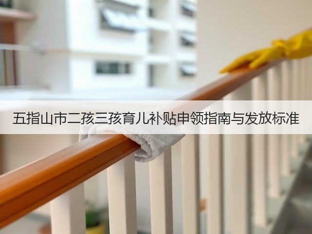 五指山市二孩三孩育儿补贴申领指南与发放标准(图3)