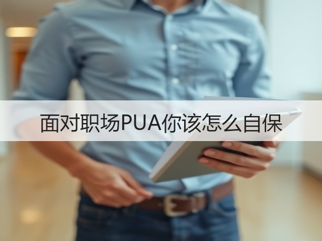 面对职场PUA你该怎么自保(图1)