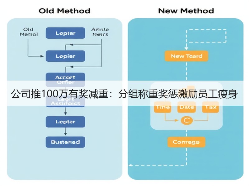 公司推100万有奖减重：分组称重奖惩激励员工瘦身