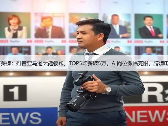 2024春招高薪榜：抖音亚马逊大疆领跑，TOP5均薪破5万，AI岗位涨幅亮眼，跨境电商同步走高(图2)