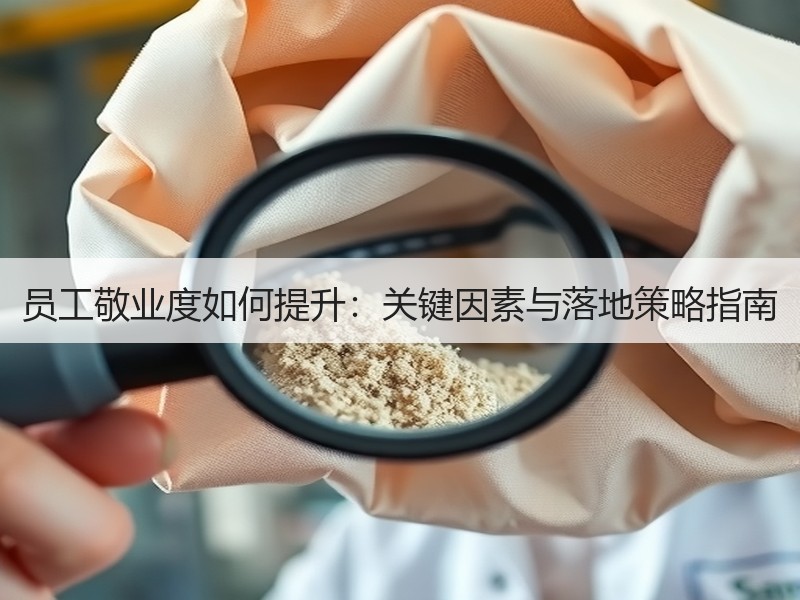 员工敬业度如何提升：关键因素与落地策略指南