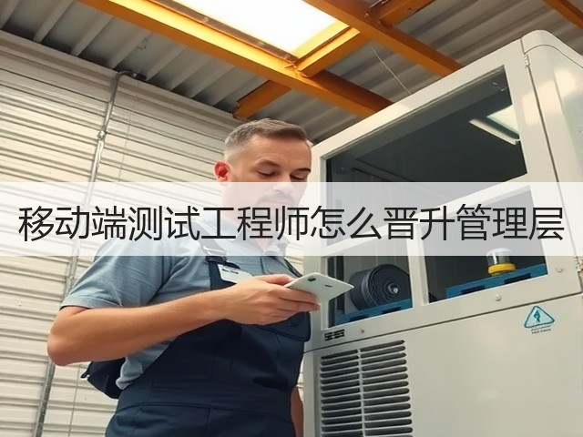 移动端测试工程师怎么晋升管理层(图1) 移动端测试工程师怎么晋升管理层(图1)