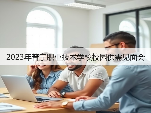 2023年普宁职业技术学校校园供需见面会(图3) 2023年普宁职业技术学校校园供需见面会(图3)