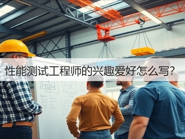性能测试工程师的兴趣爱好怎么写?(图2) 性能测试工程师的兴趣爱好怎么写?(图2)