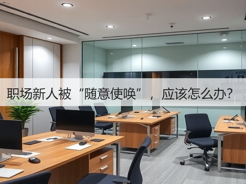 职场新人被“随意使唤”，应该怎么办？