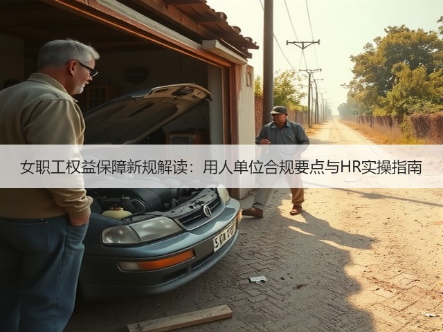 女职工权益保障新规解读：用人单位合规要点与HR实操指南(图1)
