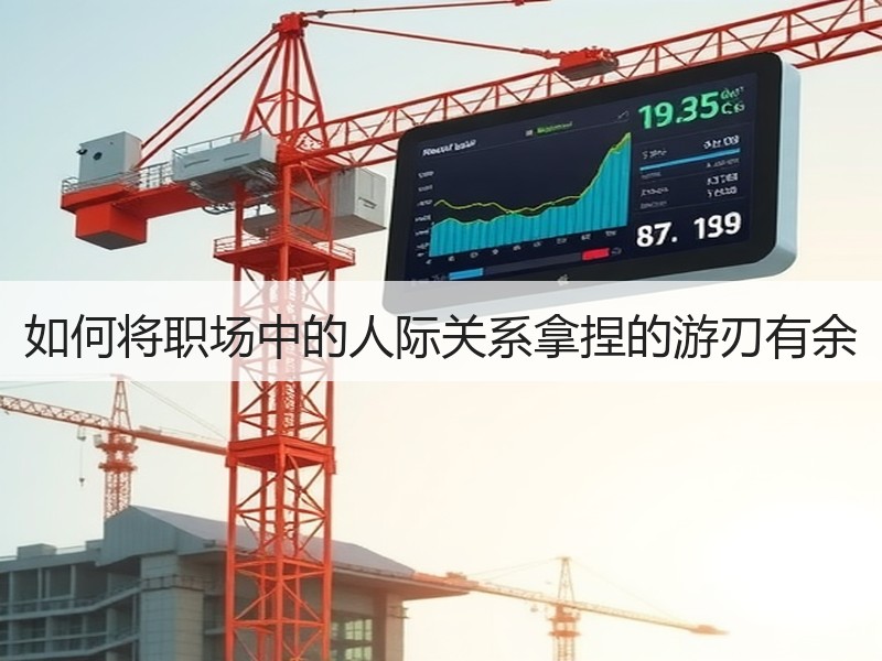 如何将职场中的人际关系拿捏的游刃有余