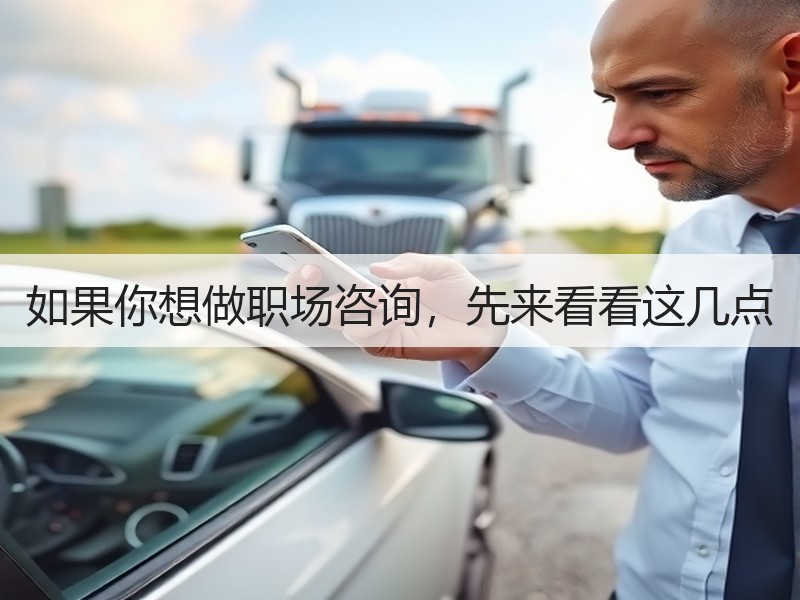 如果你想做职场咨询，先来看看这几点