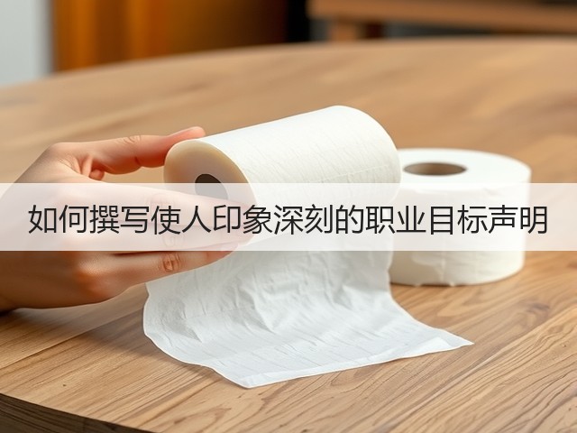 如何撰写使人印象深刻的职业目标声明(图3) 如何撰写使人印象深刻的职业目标声明(图3)
