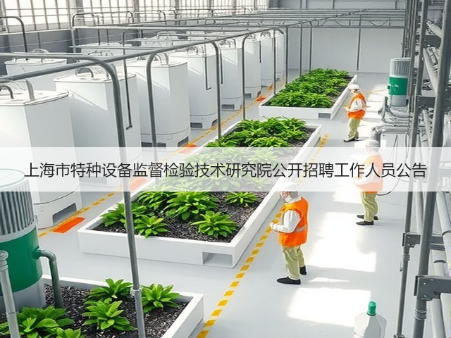 上海市特种设备监督检验技术研究院公开招聘工作人员公告(图1) 上海市特种设备监督检验技术研究院公开招聘工作人员公告(图1)