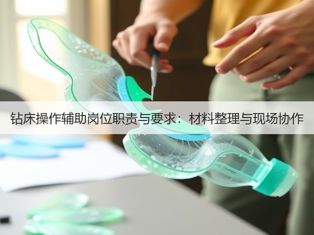 钻床操作辅助岗位职责与要求：材料整理与现场协作(图2)