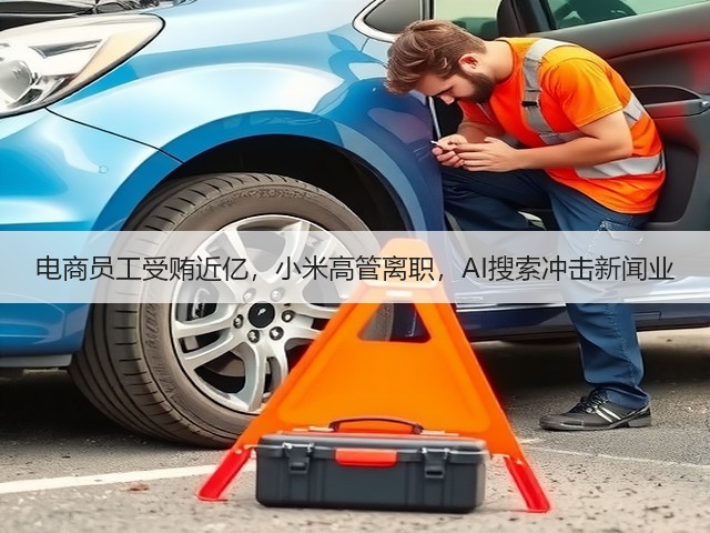 电商员工受贿近亿,小米高管离职,AI搜索冲击新闻业(图2) 电商员工受贿近亿,小米高管离职,AI搜索冲击新闻业(图2)