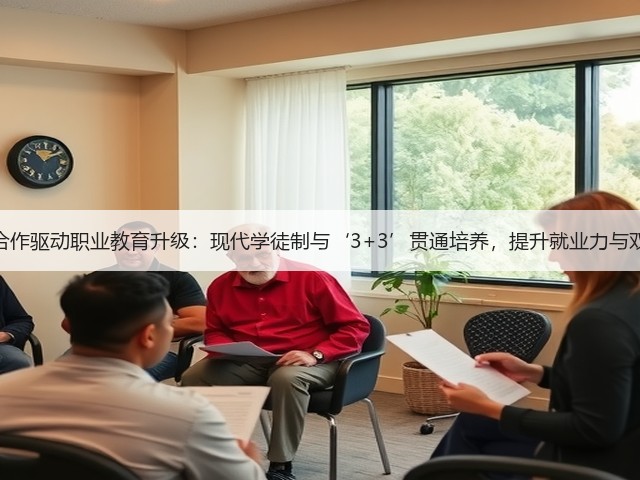 校企深度合作驱动职业教育升级:现代学徒制与‘3+3’贯通培养,提升就业力与双师型建设(图3) 校企深度合作驱动职业教育升级:现代学徒制与‘3+3’贯通培养,提升就业力与双师型建设(图3)