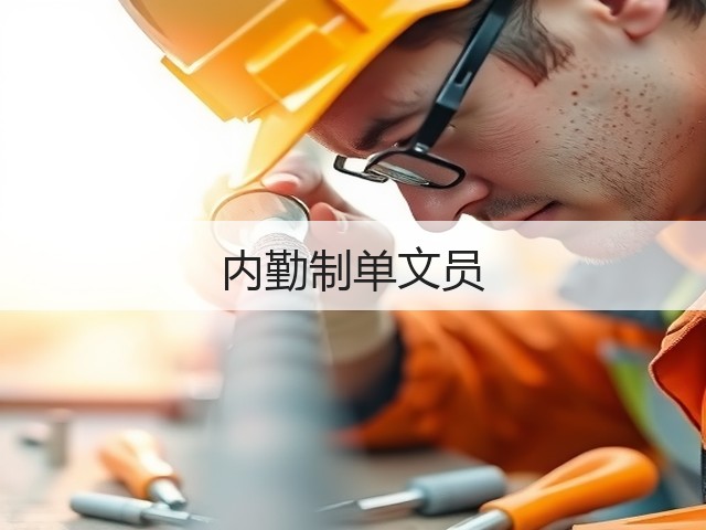 内勤制单文员(图1)
