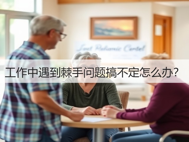 工作中遇到棘手问题搞不定怎么办?(图1) 工作中遇到棘手问题搞不定怎么办?(图1)