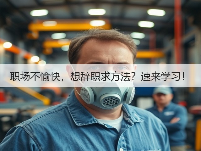 职场不愉快，想辞职求方法？速来学习！(图1)