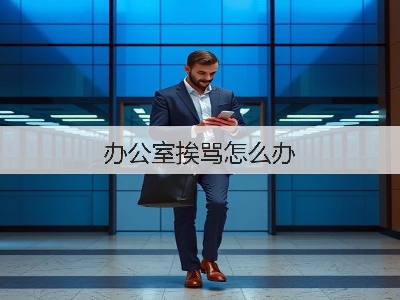 办公室挨骂怎么办