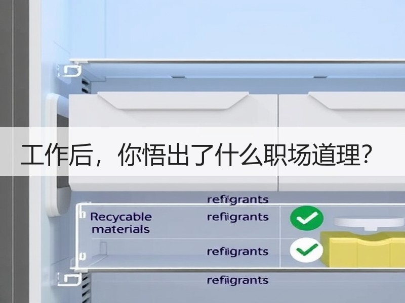 工作后，你悟出了什么职场道理？