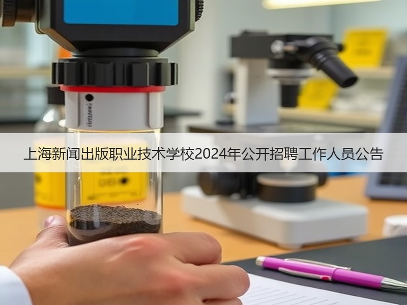 上海新闻出版职业技术学校2024年公开招聘工作人员公告