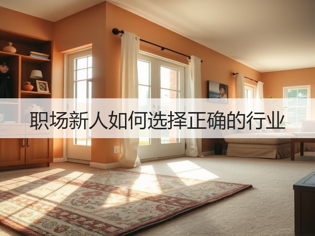 职场新人如何选择正确的行业(图3) 职场新人如何选择正确的行业(图3)