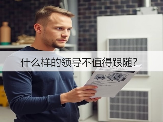 什么样的领导不值得跟随?(图2) 什么样的领导不值得跟随?(图2)