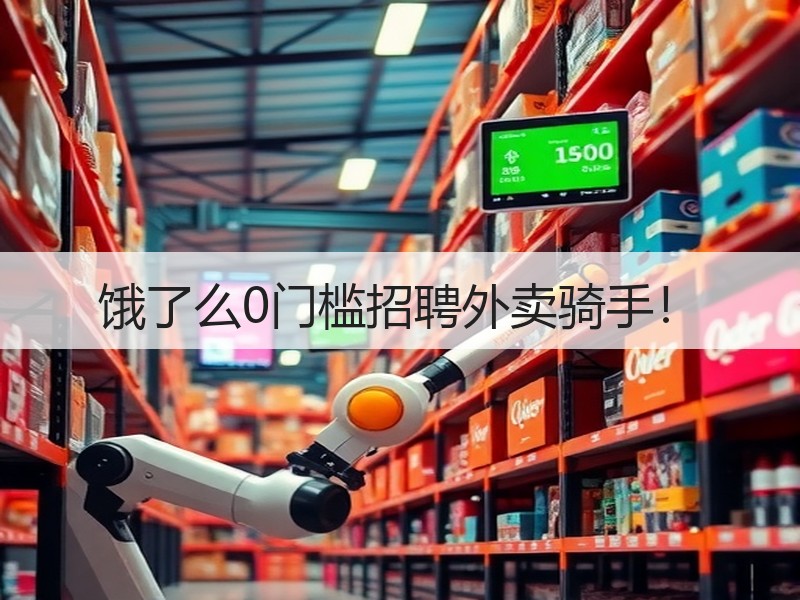 饿了么0门槛招聘外卖骑手！
