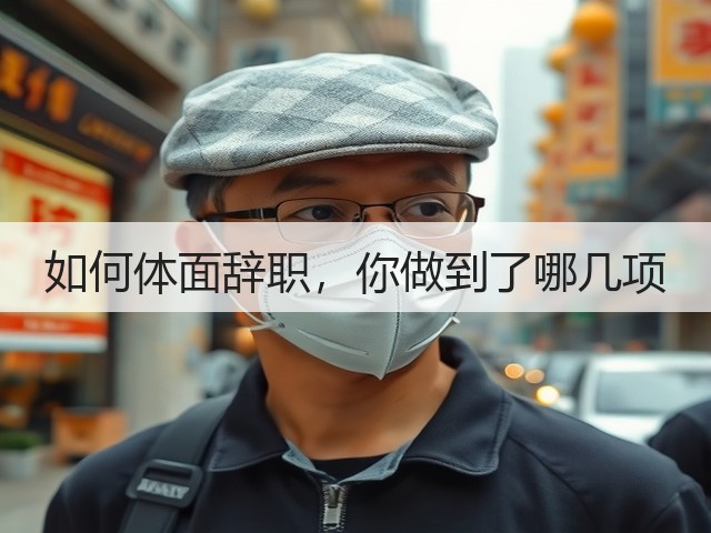 如何体面辞职,你做到了哪几项(图2) 如何体面辞职,你做到了哪几项(图2)