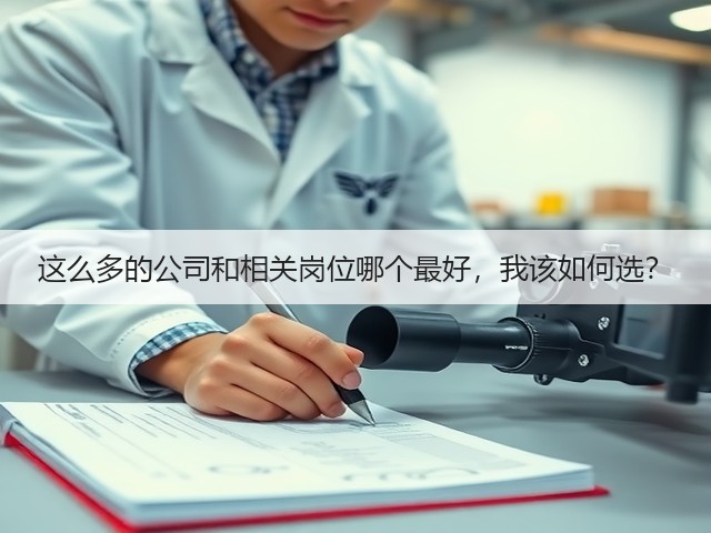这么多的公司和相关岗位哪个最好,我该如何选?(图1) 这么多的公司和相关岗位哪个最好,我该如何选?(图1)